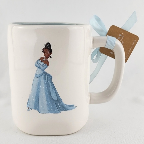 Rae Dunn Double Sided Disney PRINCESS AND THE FROG Ceramic Coffee Tea Mug - Picture 3 of 12